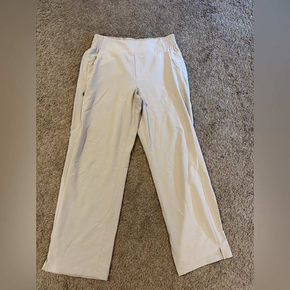 Women's Medium Coolipar Khaki Travel Pants UPF 50+ - Picture 3 of 11